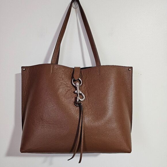 Rebecca Minkoff Handbags - EUC REBECCA MINKOFF MEGAN LEATHER TOTE BROWN LARGE